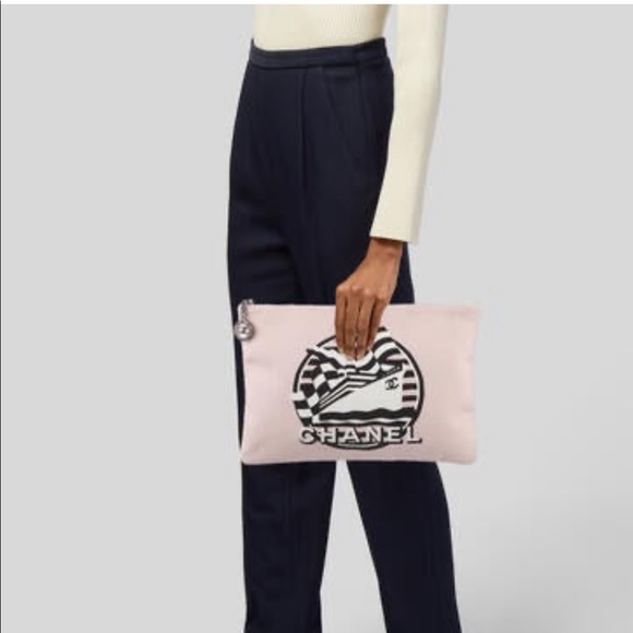 Chanel “La Pausa” collection clutch/pouch - Picture 1 of 8